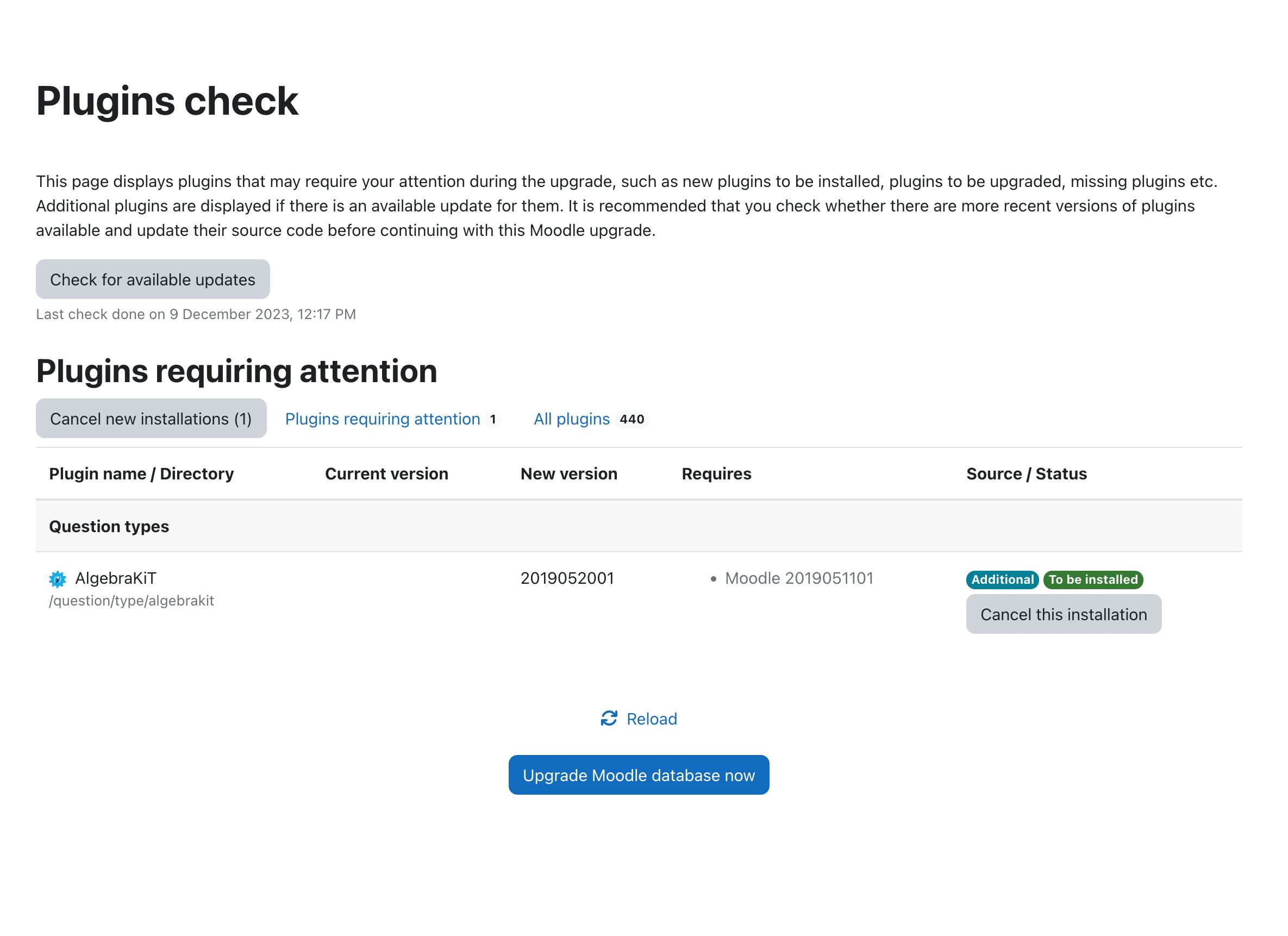 Installing Plugin